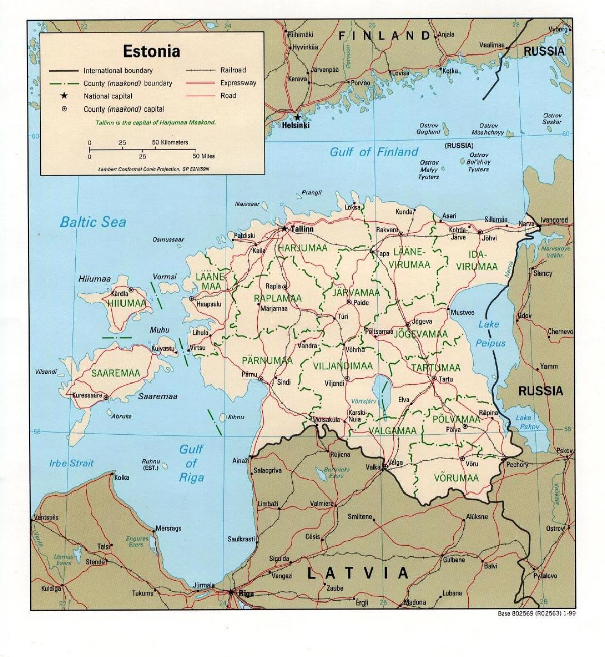 mapa de Estonia mapa de localización